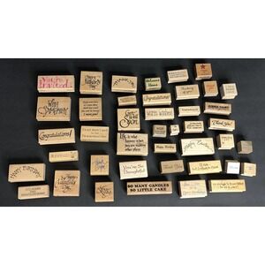 42 Words & Phrases Rubber Stamps Holidays To From Hero Arts Stampendous & More